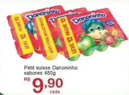Giga Atacado Petit suisse Danoninho sabores oferta