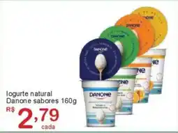 Giga Atacado logurte natural Danone sabores oferta