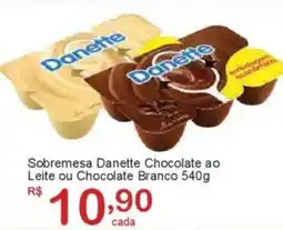 Giga Atacado Sobremesa Danette Chocolate ao Leite ou Chocolate Branco oferta