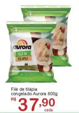 Giga Atacado Filé de tilápia congelado Aurora oferta