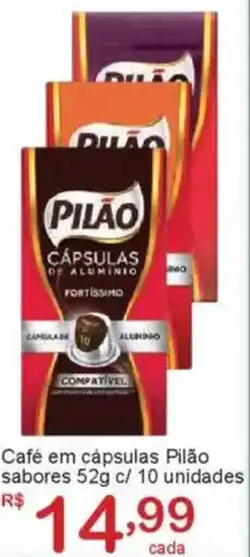 Giga Atacado Café em cápsulas Pilão sabores oferta