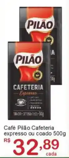 Giga Atacado Café Pilão Cafeteria expresso ou coado oferta