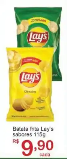 Giga Atacado Batata frita Lay's sabores oferta