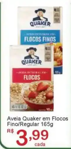 Giga Atacado Aveia Quaker em Flocos Fino/Regular oferta