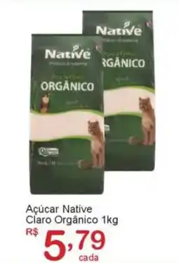Giga Atacado Açúcar Native Claro Orgânico oferta