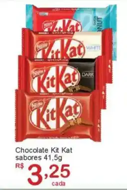 Giga Atacado Chocolate Kit Kat sabores oferta