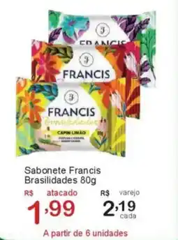 Giga Atacado Sabonete Francis Brasilidades oferta