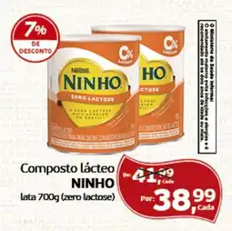 Cometa Supermercados Composto lácteo NINHO oferta