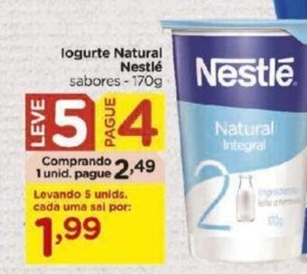 Carrefour Iogurte Natural Nestle 170g oferta