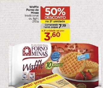 Carrefour Waffle Forno de Minas 210g oferta
