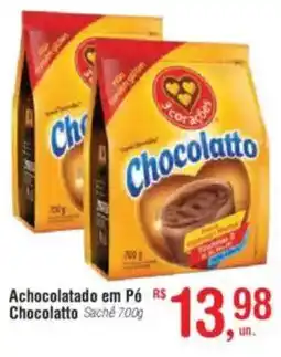 Fort Atacadista Achocolatado em Pó Chocolatto Sache oferta