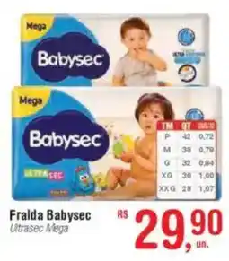 Fort Atacadista Fralda Babysec Ultrasec Mega oferta