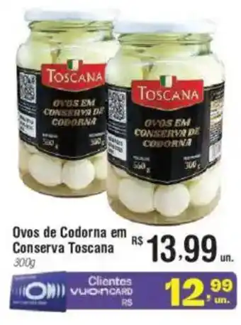 Fort Atacadista Ovos de Codorna em Conserva Toscana oferta