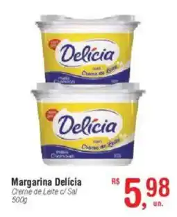 Fort Atacadista Margarina Delícia Creme de Leite c/ Sal oferta