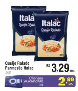 Fort Atacadista Queijo Ralado Parmesão Italac oferta