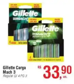 Fort Atacadista Gillette Carga Mach 3 oferta