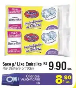 Fort Atacadista Saco p/ Lixo Embalixo oferta