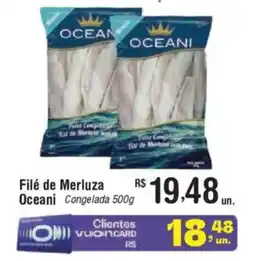 Fort Atacadista Filé de Merluza Oceani Congelada oferta
