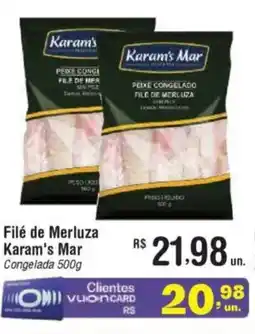 Fort Atacadista Filé de Merluza Karam's Mar Congelada oferta