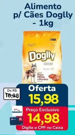 Nagumo Alimento p/ Cães Doglly oferta