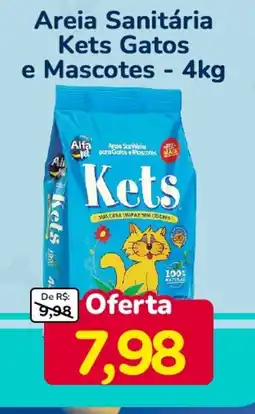 Nagumo Areia Sanitária Kets Gatos e Mascotes oferta