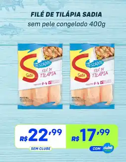 Prezunic Filé de tilápia sadia oferta