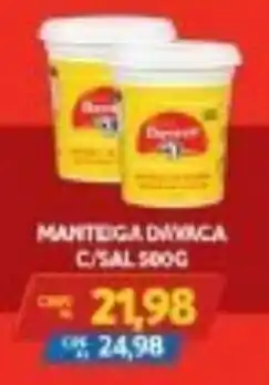 Atacadão Centro Sul Manteiga Divinca c/sal oferta