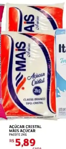 Assaí Atacadista Açúcar cristal mais açúcar pacote oferta