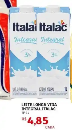 Assaí Atacadista Leite longa vida integral italac oferta