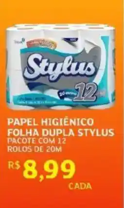 Assaí Atacadista Papel higiênico folha dupla stylus oferta