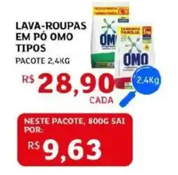 Assaí Atacadista Lava-roupas em pó omo tipos oferta