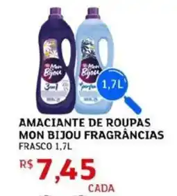 Assaí Atacadista Amaciante de roupas mon bijou fragrâncias frasco oferta