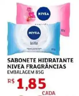 Assaí Atacadista Sabonete hidratante nivea fragrâncias embalagem oferta