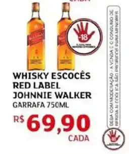Assaí Atacadista Whisky escocês red label johnnie walker garrafa oferta