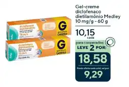 Coop Gel-creme diclofenaco dietilamônio Medley oferta