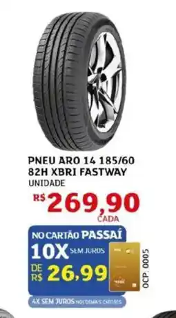 Assaí Atacadista Pneu aro 14 185/60 82h xbri fastway unidade oferta