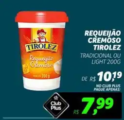 Supermercado Cubatao Requeijão cremoso tirolez oferta