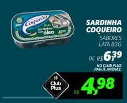 Supermercado Cubatao Sardinha coqueiro sabores lata oferta