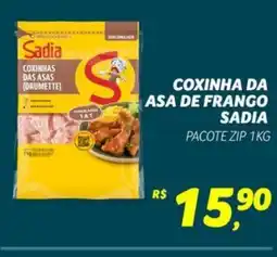 Supermercado Cubatao Coxinha da asa de frango sadia pacote zip oferta