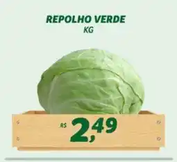 Supermercado Cubatao Repolho verde oferta