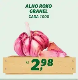 Supermercado Cubatao Alho roxo granel cada oferta