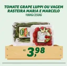 Supermercado Cubatao Tomate grape luppi ou vagem rasteira maria e marcelo oferta
