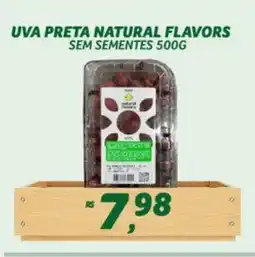 Supermercado Cubatao Uva preta natural flavors sem sementes oferta