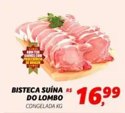 Supermercado Cubatao Bisteca suína do lombo congelada oferta