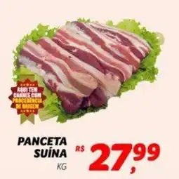 Supermercado Cubatao Panceta suína oferta