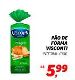 Supermercado Cubatao Pão de forma visconti integral oferta