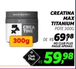 Supermercado Cubatao Creatina max titanium oferta