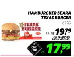 Supermercado Cubatao Hamburguer seara texas burger oferta