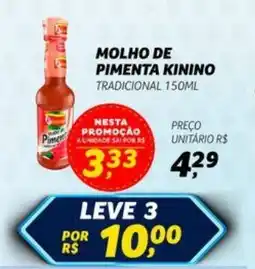Supermercado Cubatao Molho de pimenta kinino tradicional oferta