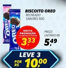 Supermercado Cubatao Biscoito oreo recheado sabores oferta